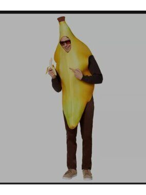 Spirit Halloween Adult One Size Fits Most Yellow Banana Costume